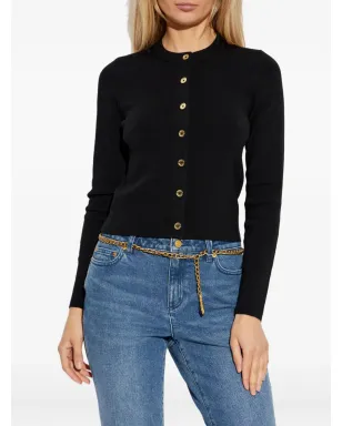 Michael Michael Kors リブ編み ゴールドボタン カーディガン - サムネイル3