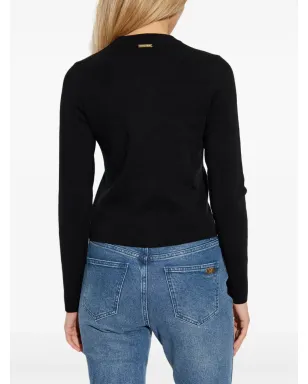 Michael Michael Kors リブ編み ゴールドボタン カーディガン - サムネイル4