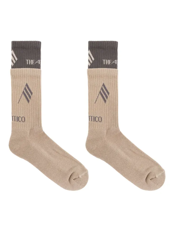 THE ATTICO The Attico 旗ロゴ コットンソックスの商品画像