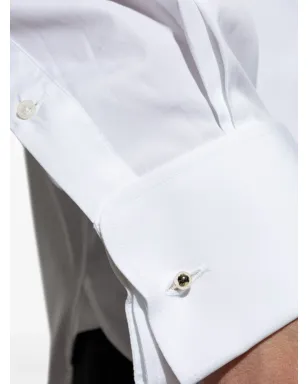 TOM FORD プリーツフロントシャツ ホワイト - サムネイル5