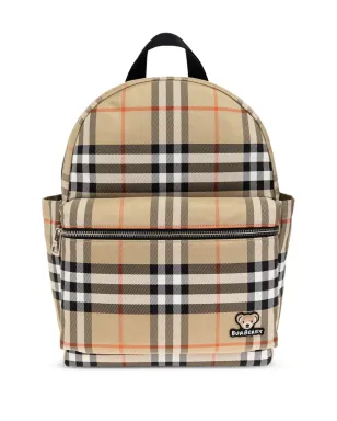 Burberry Kids ヴィンテージチェック柄バックパック - サムネイル1