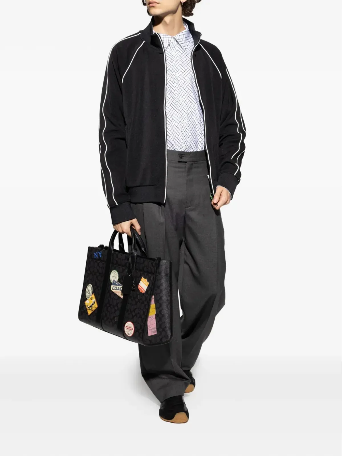 Kenzo ジオメトリックパターンシャツ - 画像2