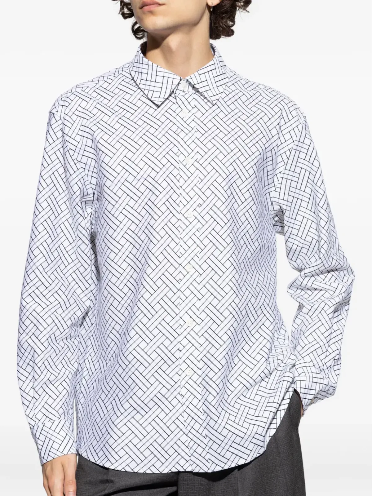 Kenzo ジオメトリックパターンシャツ - 画像3