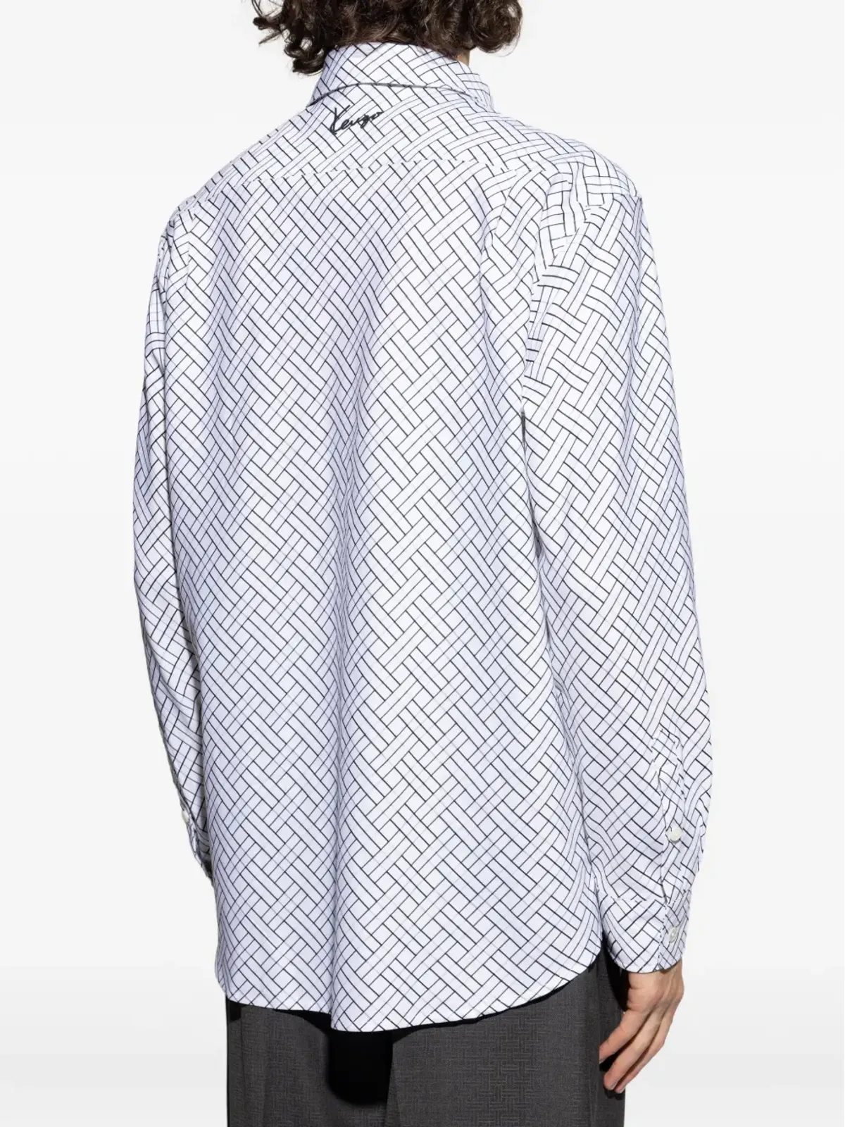 Kenzo ジオメトリックパターンシャツ - 画像4