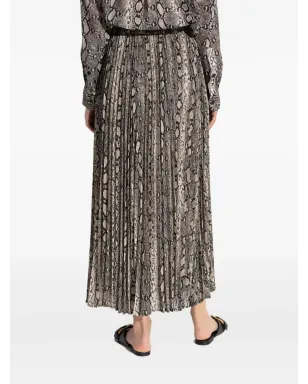 Michael Michael Kors プリーツ蛇柄スカート - サムネイル4
