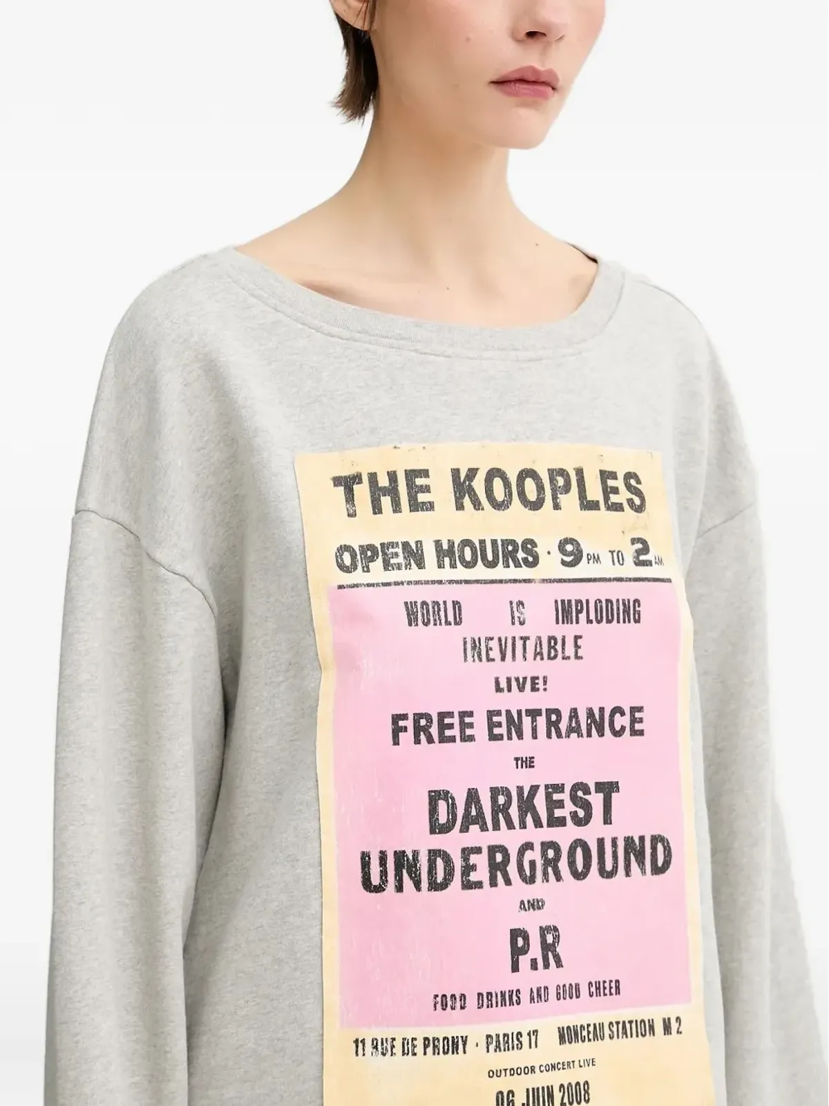 The Kooples グラフィックプリント スウェット - 画像3