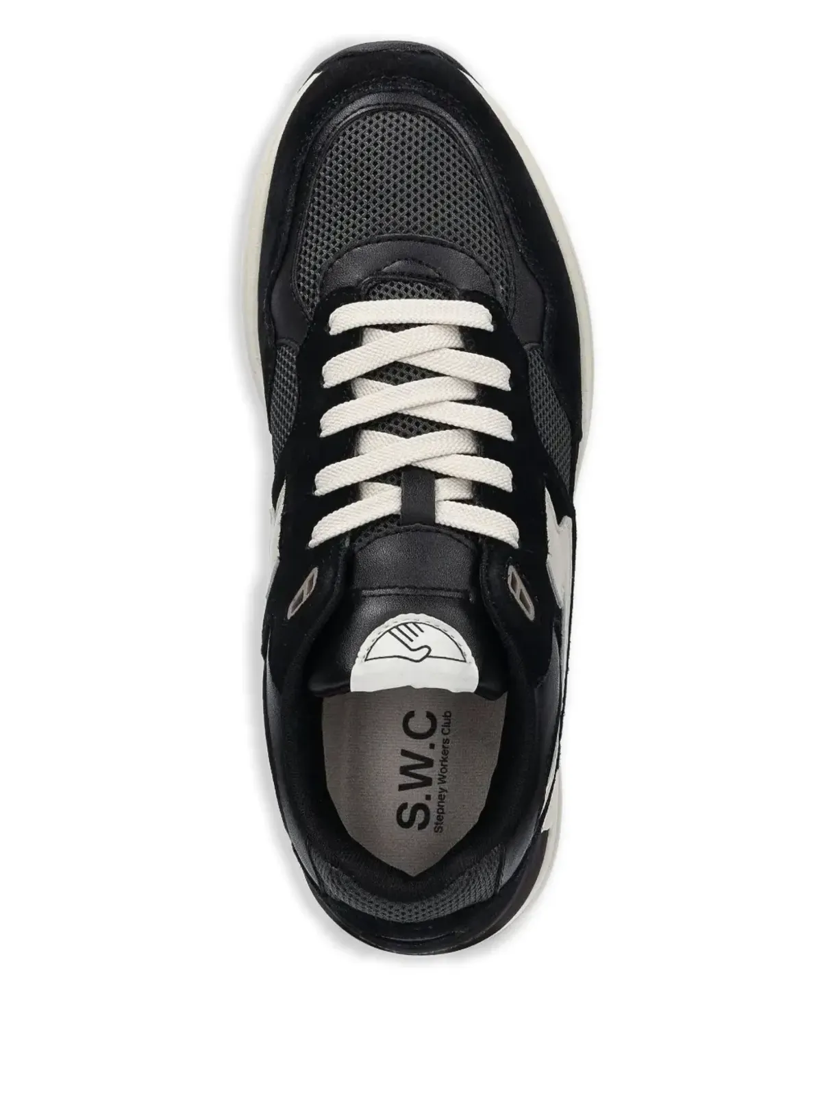 Stepney Workers Club メッシュパネル入りランニングシューズ - 画像3
