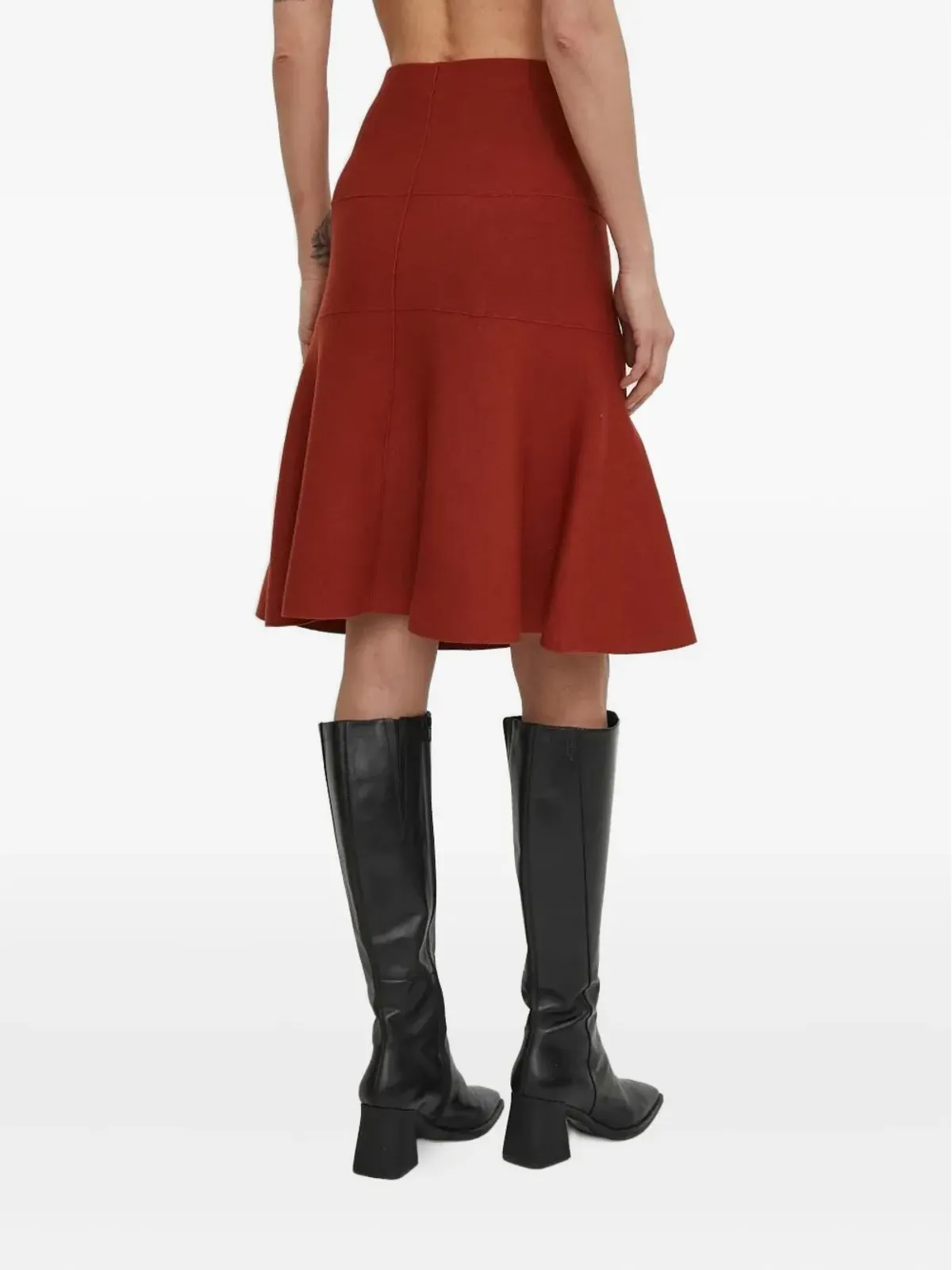 Tiger of Sweden Edwige ribbed flared skirt - 画像2