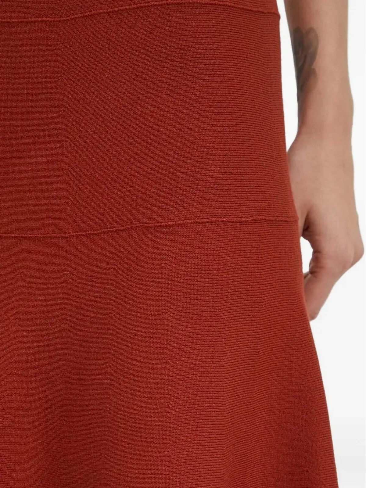 Tiger of Sweden Edwige ribbed flared skirt - 画像3