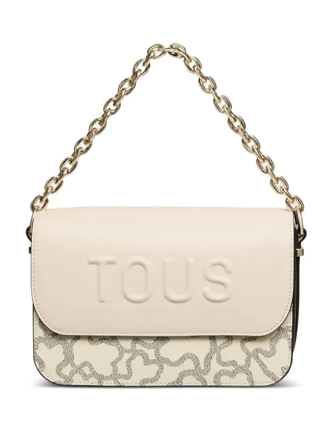 TOUS TOUS Kaos Icon エンボス ロゴ チェーンストラップ クロスボディバッグ - ニュートラルの商品画像