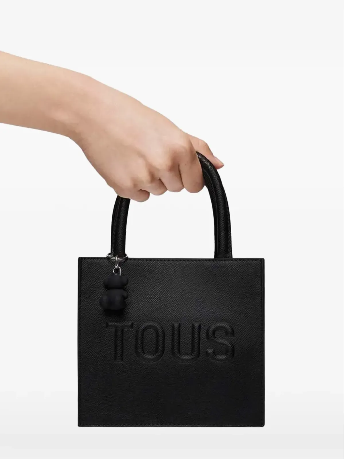 TOUS ミニ Cube エンボス トートバッグ - 画像2