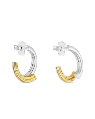 TOUS ツートーン フープピアス - サムネイル5