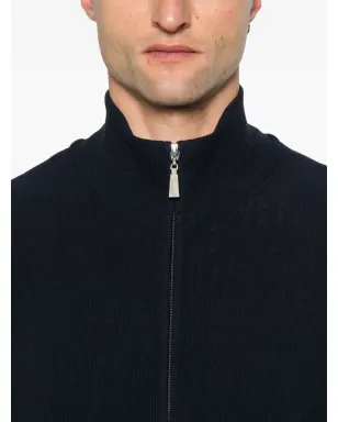 Gran Sasso ジップネック コットン カーディガン - サムネイル5