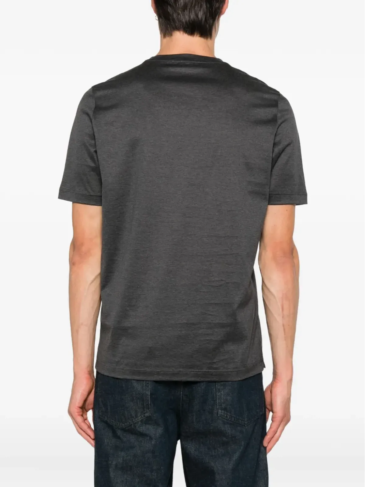 Gran Sasso クルーネックコットンTシャツ - 画像3