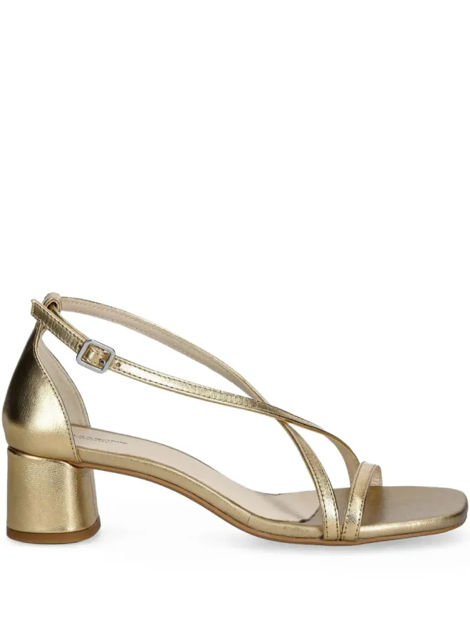 VAGABOND VAGABOND crossover strap block-heel sandals - Goldの商品画像