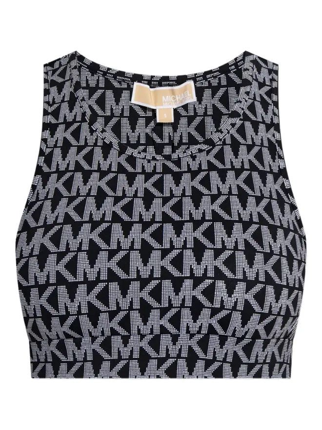 Michael Michael Kors Michael Michael Kors ロゴプリント レーサーバックトップの商品画像