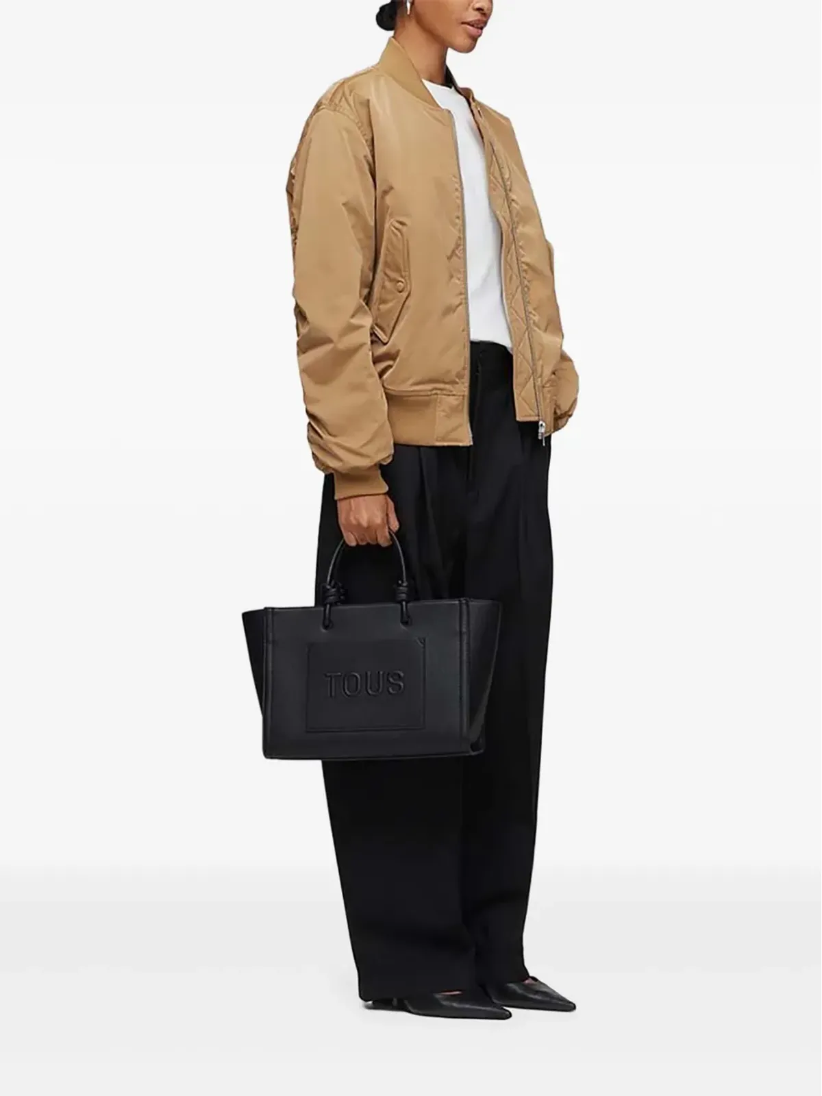 TOUS アマヤ ノットハンドル トートバッグ - 画像5