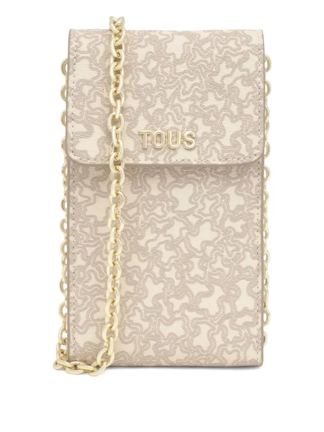 TOUS TOUS ロゴプリント チェーンストラップ スマホバッグ - Neutralsの商品画像