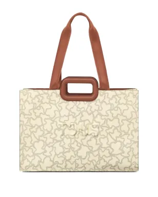 TOUS ベアプリント トップハンドル トートバッグ - サムネイル1