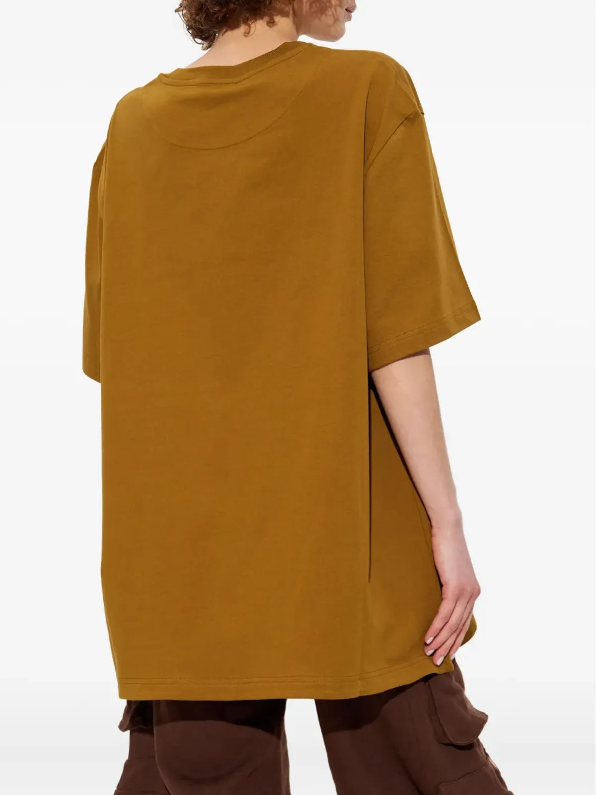 The Attico embroidered side-slit T-shirt - 画像4