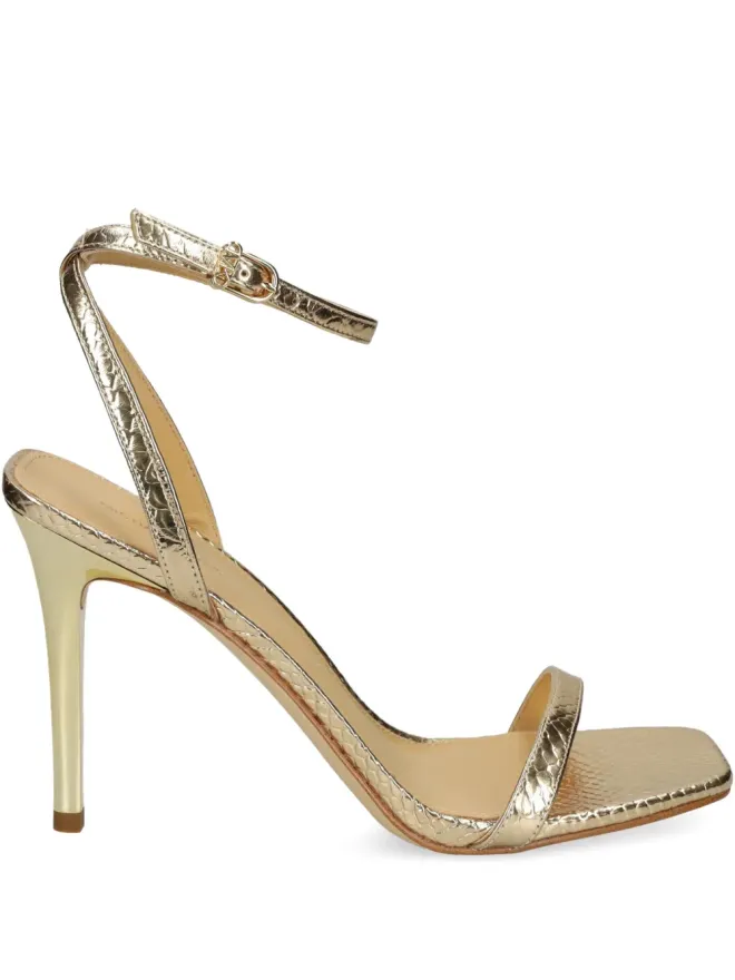 Michael Michael Kors Michael Michael Kors Liana メタリックレザー ストラップサンダルの商品画像
