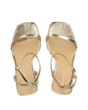 Michael Michael Kors Liana メタリックレザー ストラップサンダル - サムネイル4