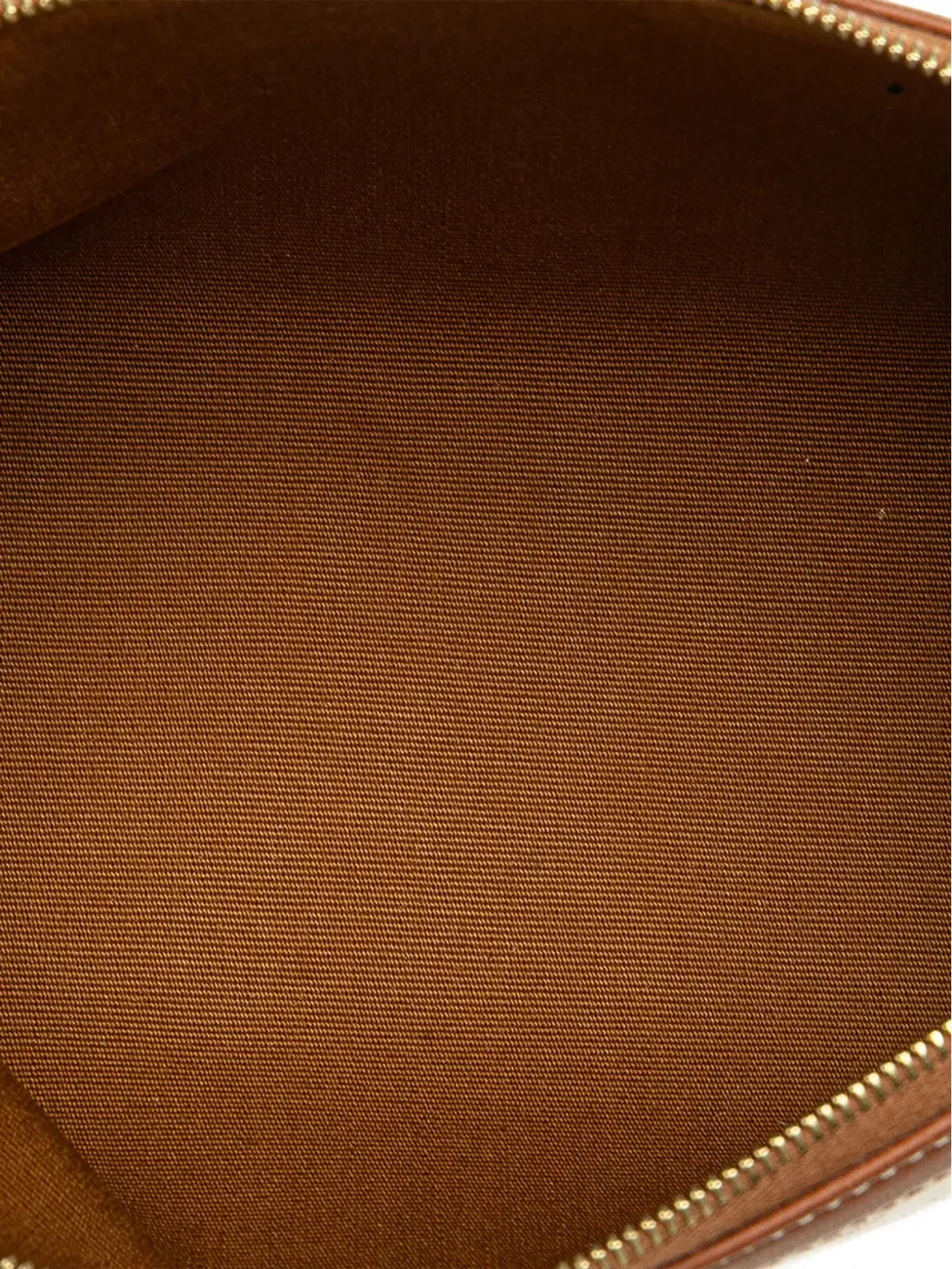 Celine Pre-Owned Triomphe コーテッドキャンバス クラッチ／オンチェーン クロスボディバッグ - 画像5