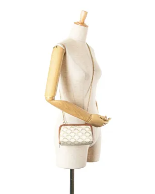 Celine Pre-Owned Triomphe コーテッドキャンバス クラッチ／オンチェーン クロスボディバッグ - サムネイル2