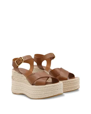 Chloé Isla ウェッジエスパドリーユ ブラウン - サムネイル2