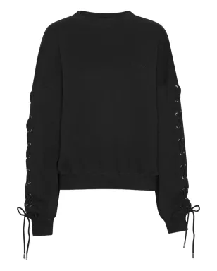 ROTATE BIRGER CHRISTENSEN レースアップスリーブスウェット - サムネイル5