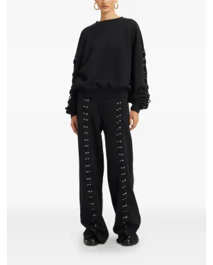 ROTATE BIRGER CHRISTENSEN レースアップスリーブスウェット - サムネイル2