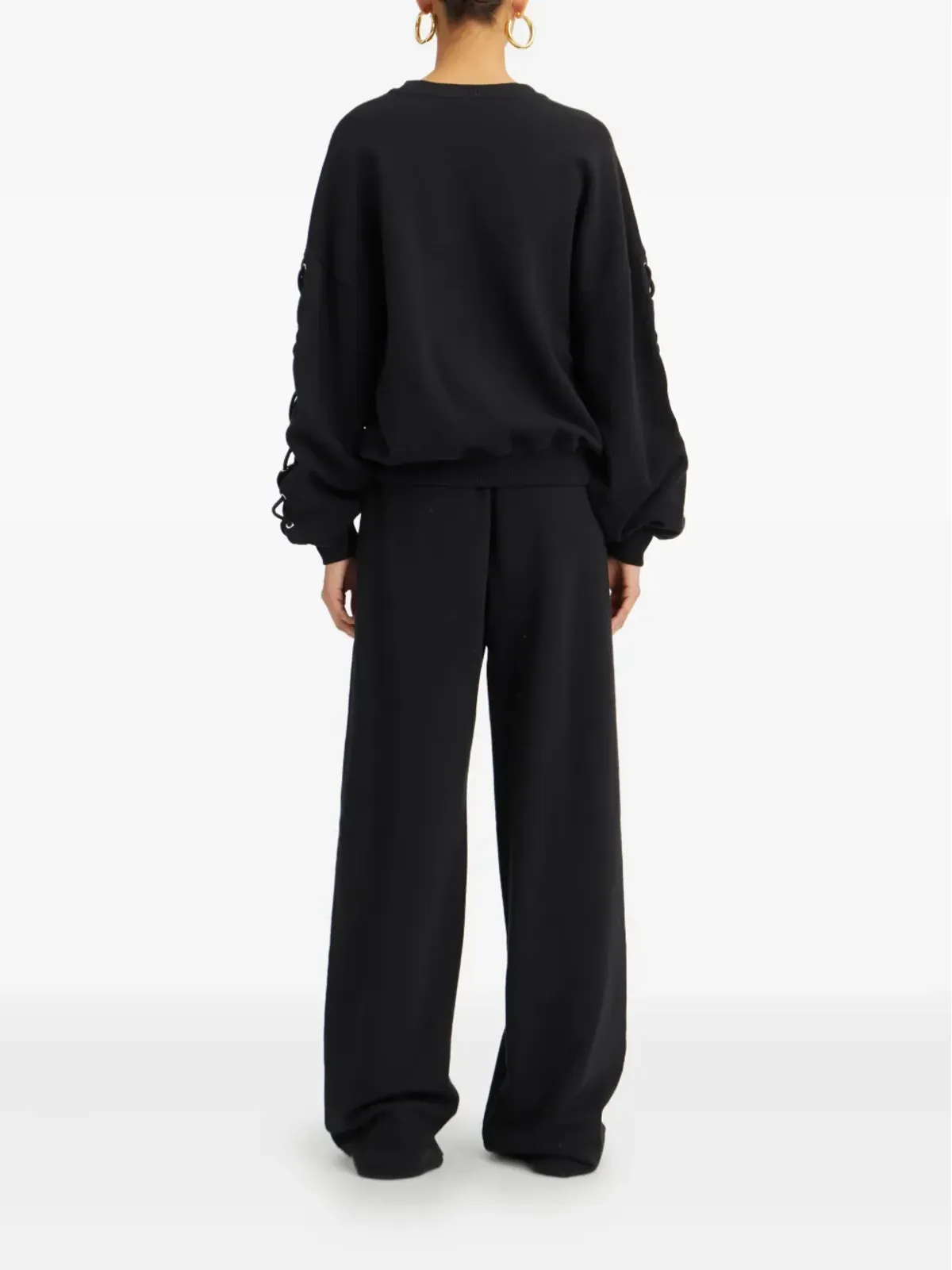 ROTATE BIRGER CHRISTENSEN レースアップスリーブスウェット - 画像3