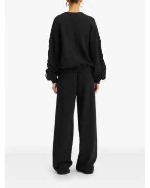 ROTATE BIRGER CHRISTENSEN レースアップスリーブスウェット - サムネイル3