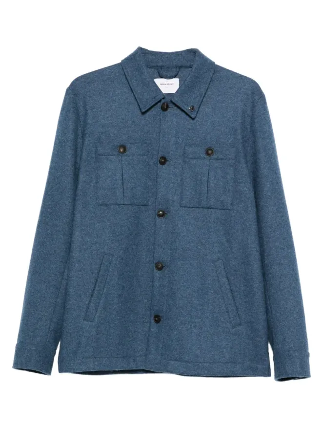 Gran Sasso Gran Sasso ボタン留め パッチポケット ジャケットの商品画像