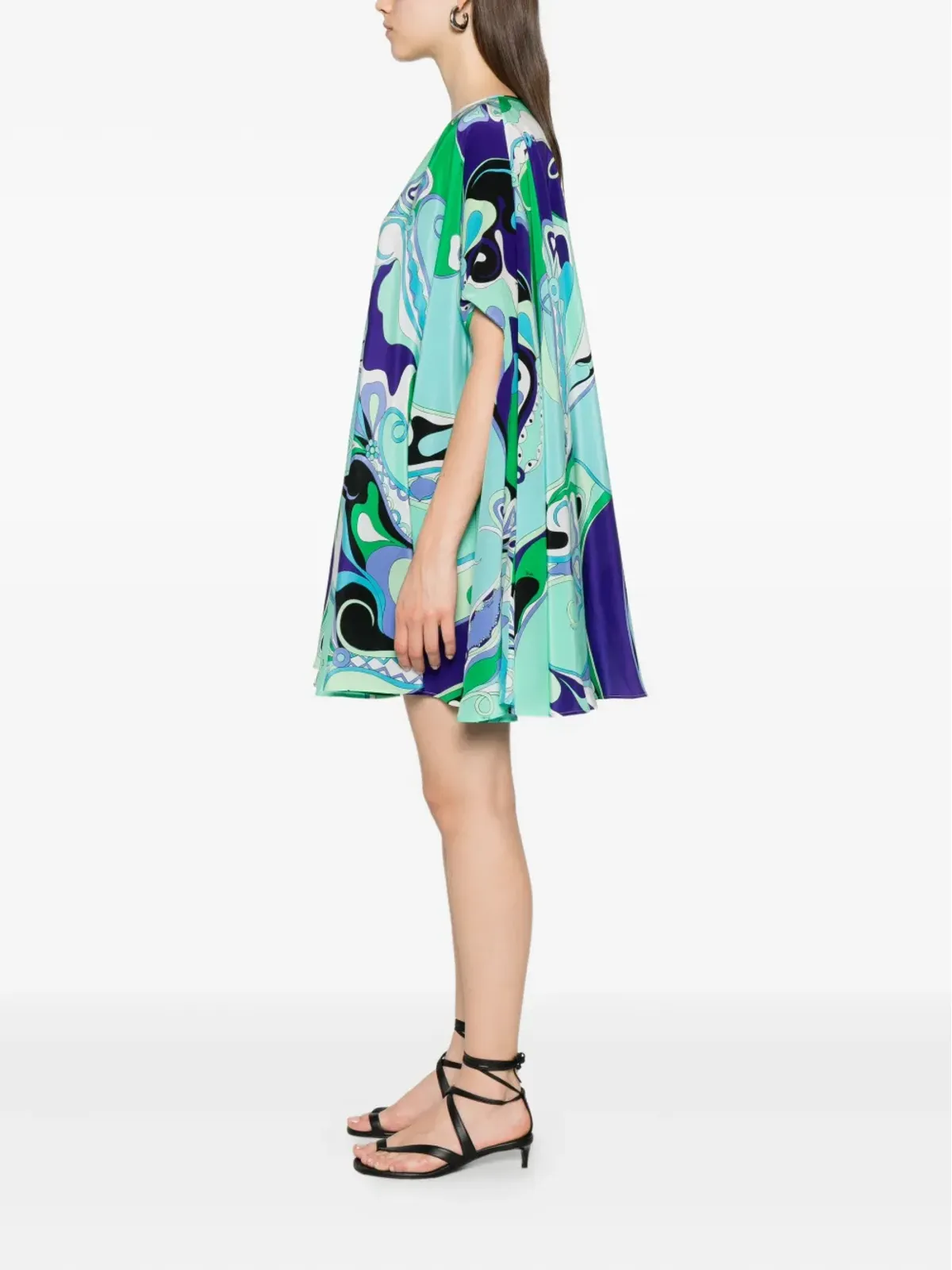 PUCCI オーキッドプリント シルクドレス - 画像3