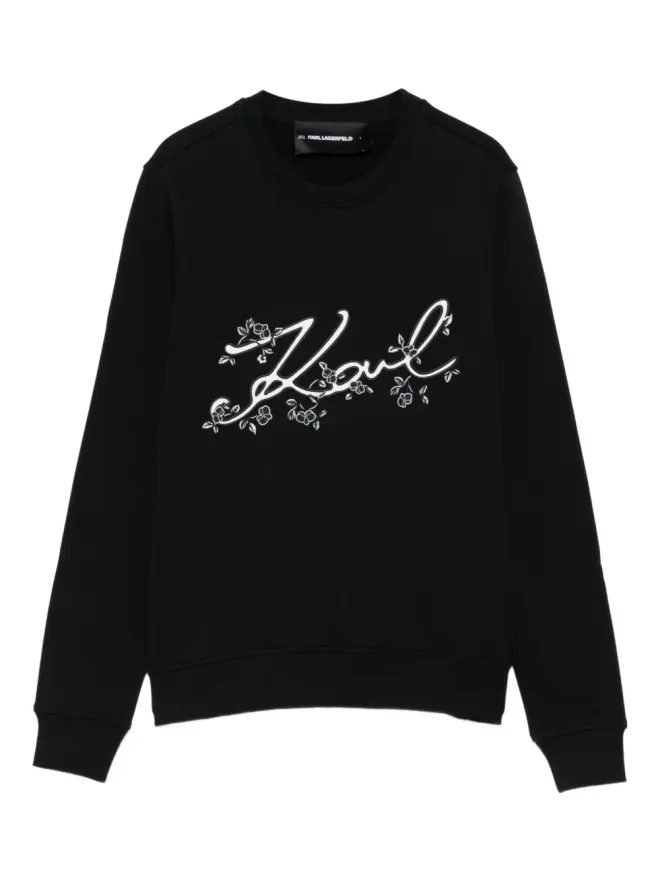 Karl Lagerfeld Karl Lagerfeld 花柄刺繍入りスウェットの商品画像