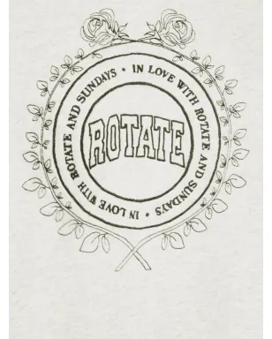 ROTATE BIRGER CHRISTENSEN ロゴ刺繍スウェット - サムネイル5