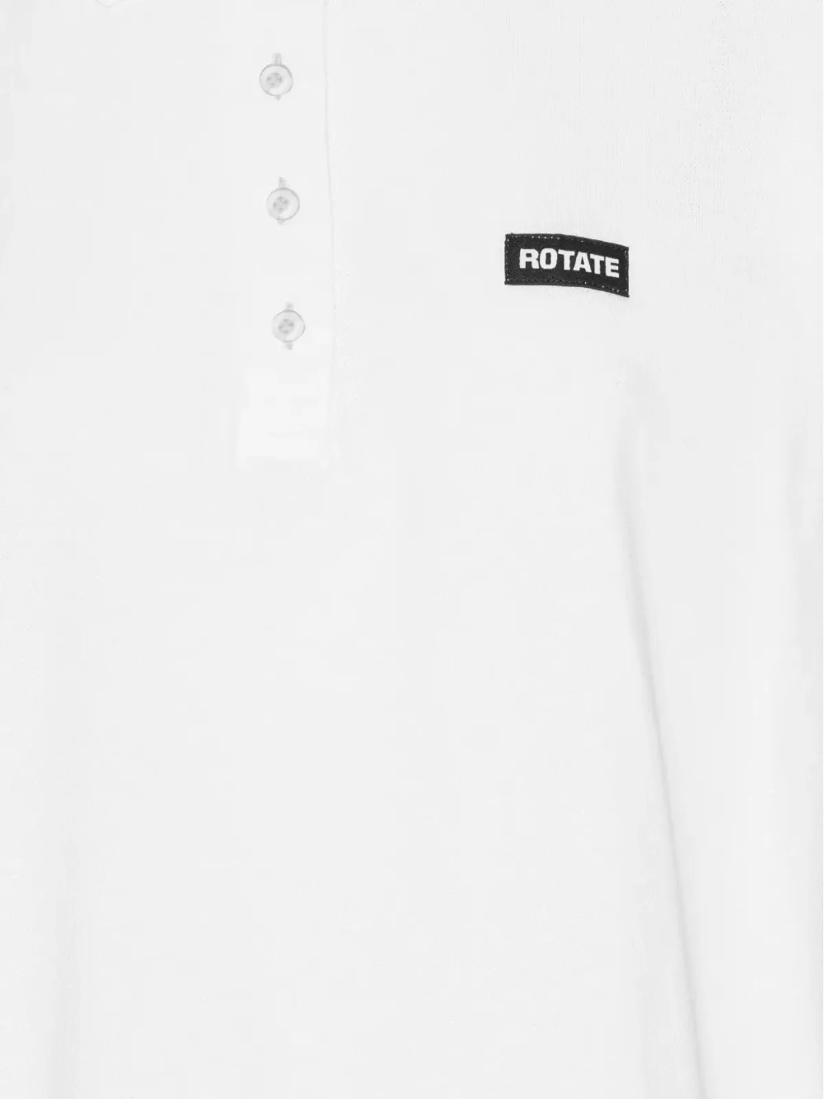 ROTATE BIRGER CHRISTENSEN ロゴプレート コットン ポロトップ - 画像5