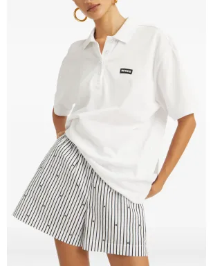 ROTATE BIRGER CHRISTENSEN ロゴプレート コットン ポロトップ - サムネイル4