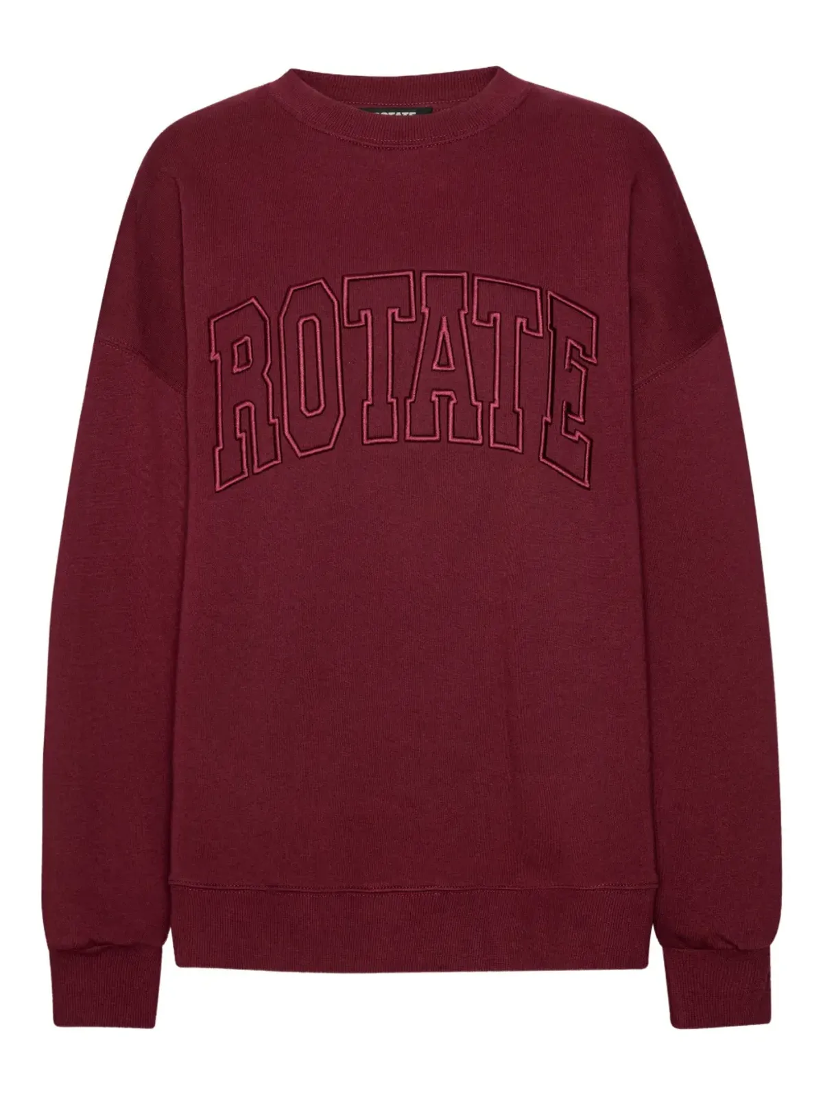 ROTATE BIRGER CHRISTENSEN 刺繍入りクルーネックスウェット - 画像1