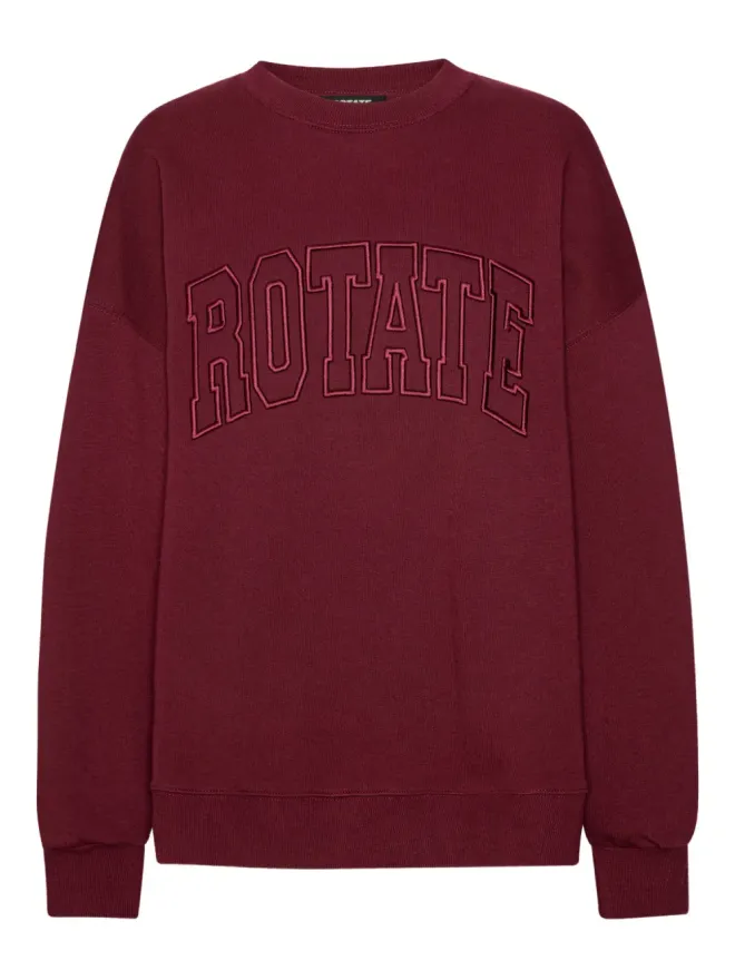 ROTATE BIRGER CHRISTENSEN ROTATE BIRGER CHRISTENSEN 刺繍入りクルーネックスウェットの商品画像