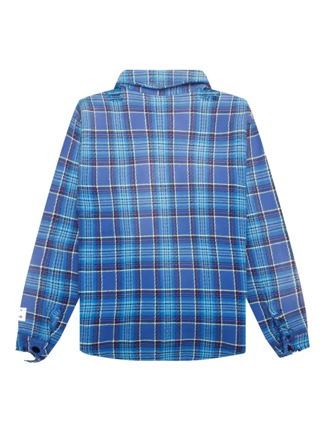 GALLERY DEPT. GALLERY DEPT. ほつれ加工のチェック柄シャツの商品画像