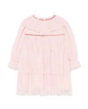 Patachou ラッフルネックドレス - Pink - サムネイル2