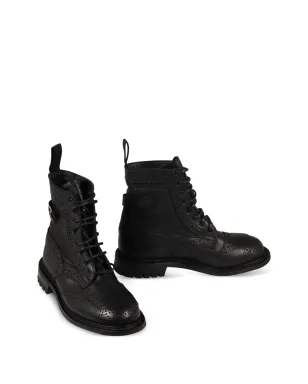 Tricker's バックルストラップ ブローグ コンバットブーツ - サムネイル2