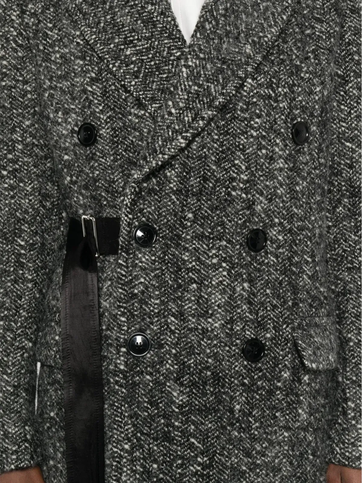 ISABEL MARANT Ezzia バックルディテール ツイードジャケット - 画像5