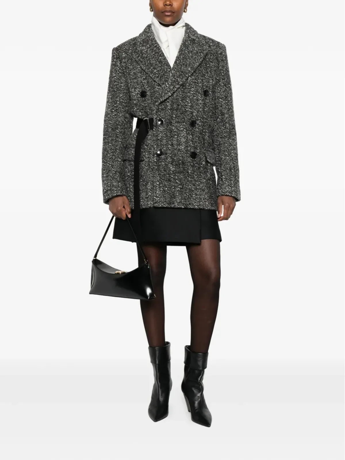 ISABEL MARANT Ezzia バックルディテール ツイードジャケット - 画像2