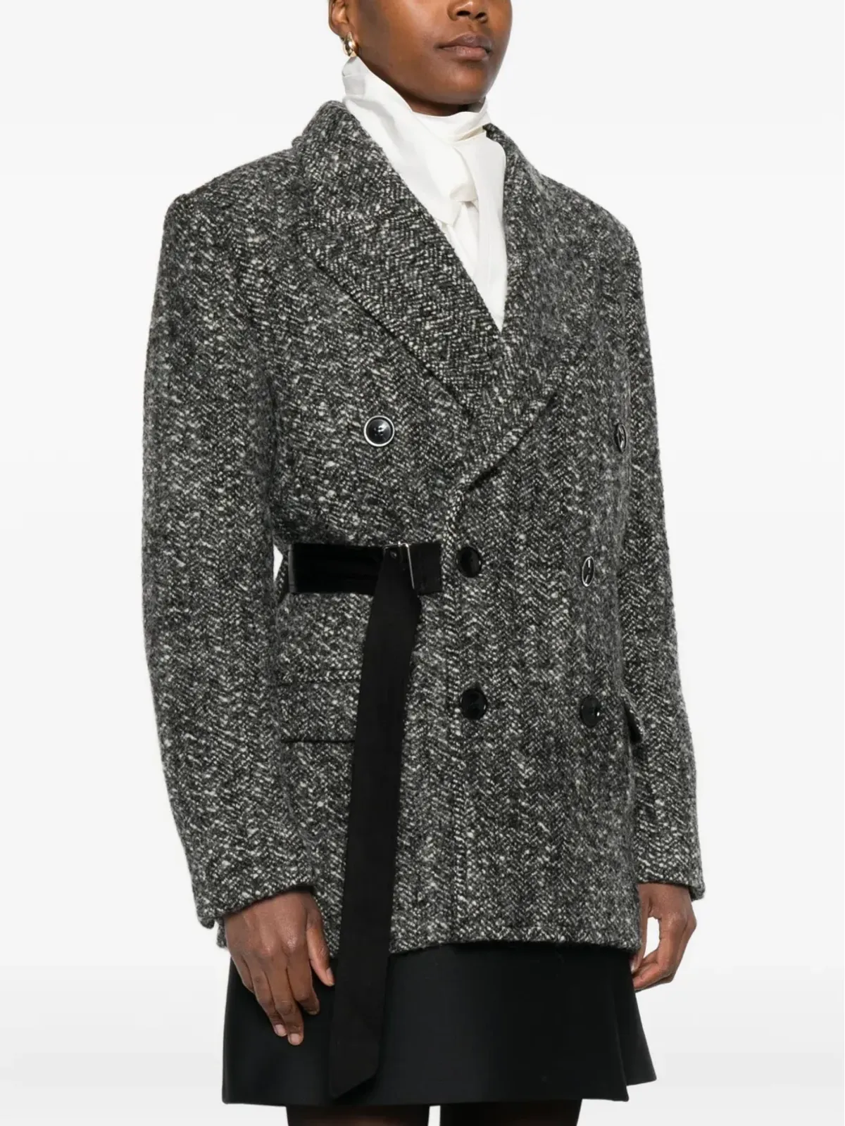 ISABEL MARANT Ezzia バックルディテール ツイードジャケット - 画像3