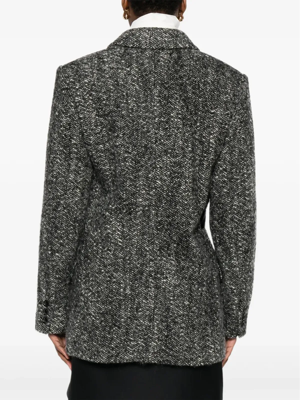 ISABEL MARANT Ezzia バックルディテール ツイードジャケット - 画像4