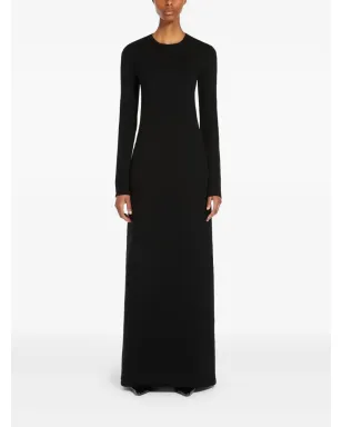 Max Mara ファムナ カットアウト マキシドレス ブラック - サムネイル2