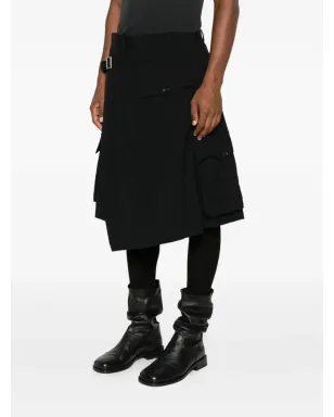 Comme des Garçons Homme Plus レイヤードポケットディテールスカート - サムネイル3